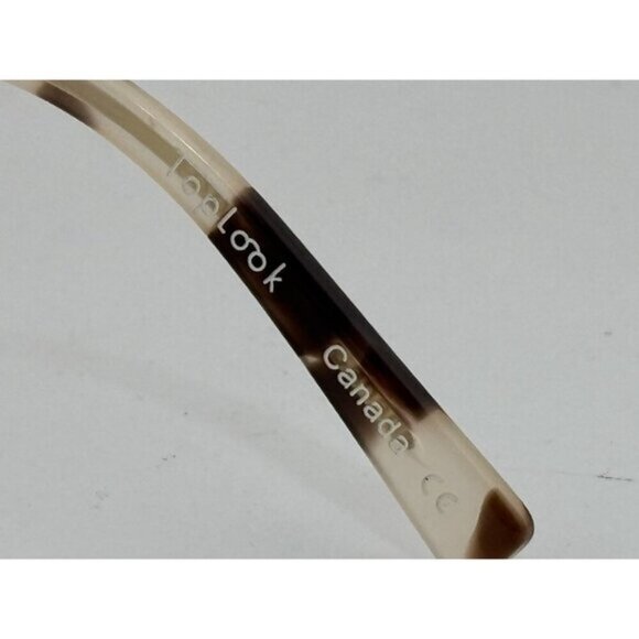 TOPLOOK - Hlaire 54-17-140  A4 Cream & Brown Tortoise Oversized Glasses Frames - Picture 6 of 7